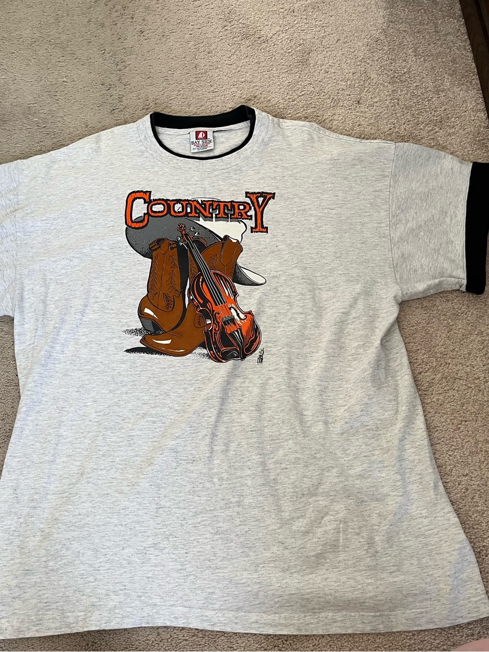 Vintage Bayside Country Men’s Tshirt